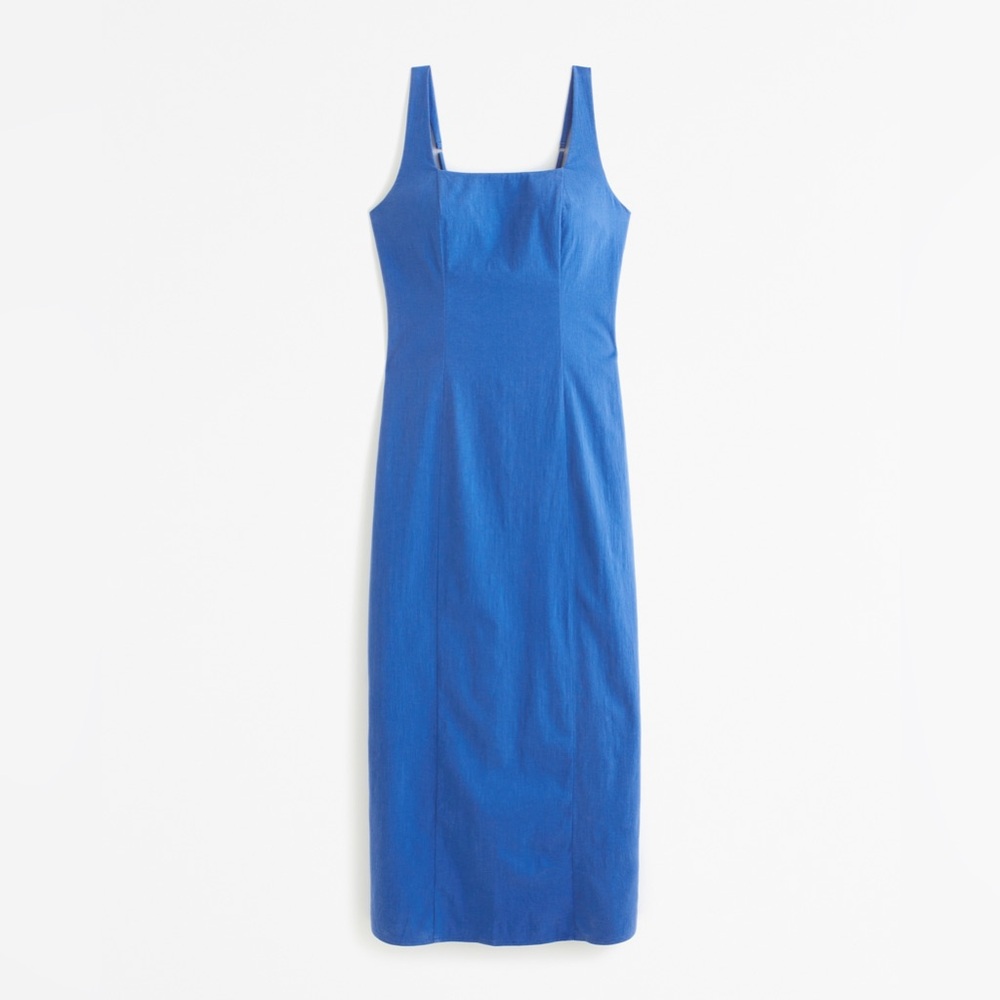 Abercrombie and Fitch Stretch Column Midi Dress.